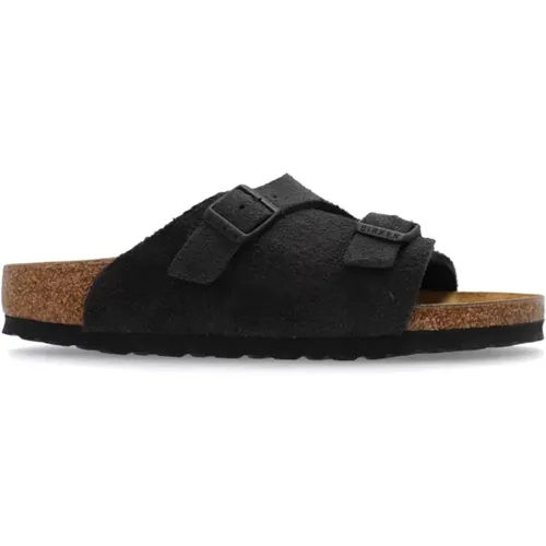 Sliders, male, , Size: 13 US Slippers Zurich BS - Birkenstock - Modalova