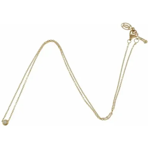 Pre-owned Jewellery, female, , Size: ONE SIZE Pre-owned Rose Gold necklaces - Cartier Vintage - Modalova