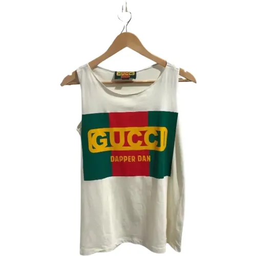 Pre-owned Tops, female, , Size: S Pre-owned Cotton tops - Gucci Vintage - Modalova