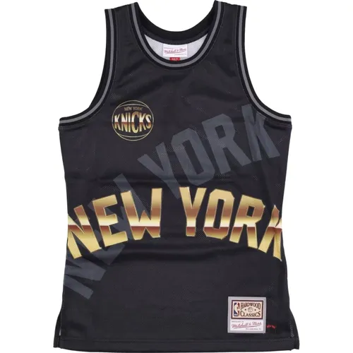 Sportswear, male, , Size: S NY Knicks Tank Top Hardwood Classics - Mitchell & Ness - Modalova