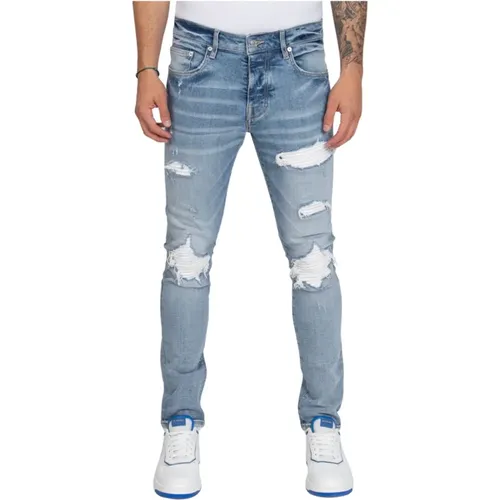 Ripped Biker Jeans White Label , Herren, Größe: W36 - My Brand - Modalova
