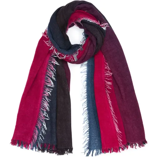 Luxury Degrade Winter Scarf , female, Sizes: ONE SIZE - Faliero Sarti - Modalova