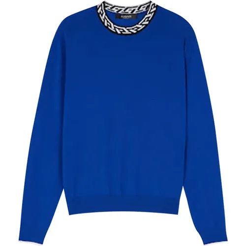 Stylish Sweaters , male, Sizes: M, L - Versace - Modalova