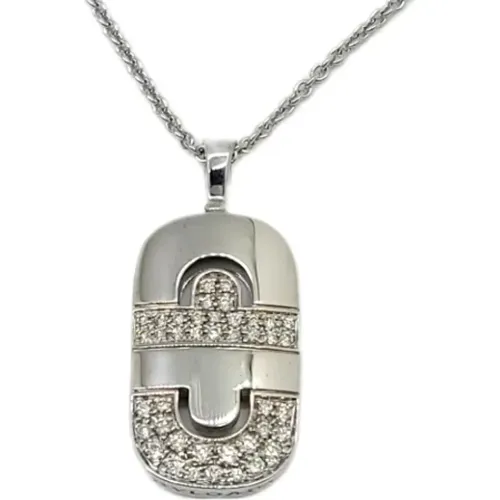 Pre-owned Silver necklaces , female, Sizes: ONE SIZE - Bvlgari Vintage - Modalova