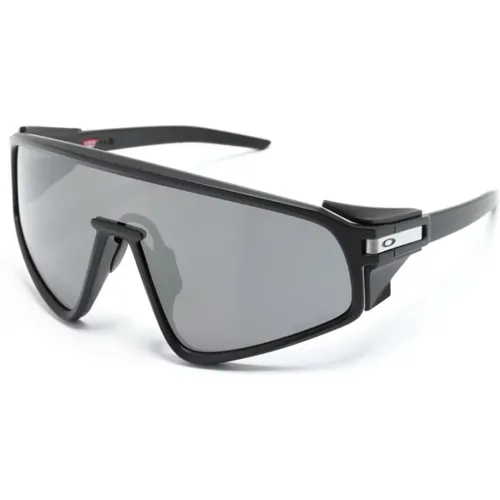 Schwarze Sonnenbrille für den täglichen Gebrauch , unisex, Größe: 35 MM - Oakley - Modalova