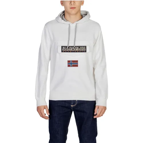 Herbst/Winter Herren Sweatshirt Burgund - Napapijri - Modalova