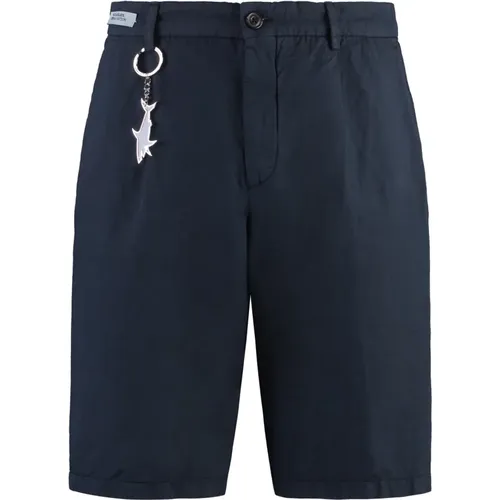 Leinen Baumwolle Bermuda Shorts , Herren, Größe: M - PAUL & SHARK - Modalova