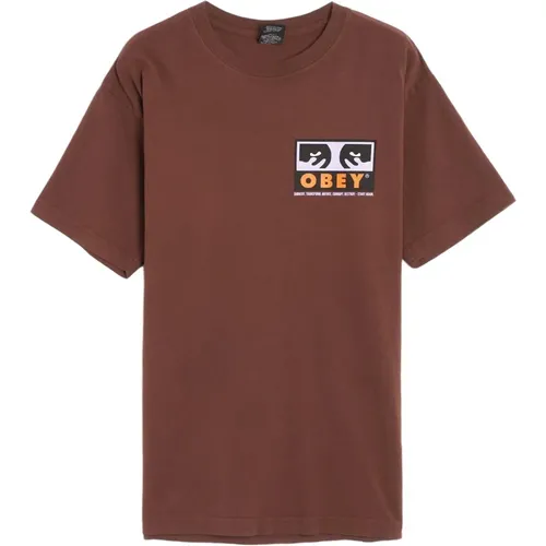 Subvert T-shirt , Herren, Größe: XL - Obey - Modalova