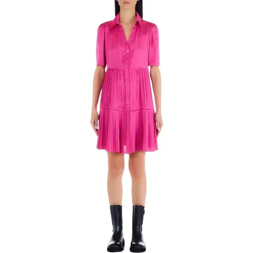 Rosa Shock Kleid für Frauen , Damen, Größe: 2XS - Liu Jo - Modalova