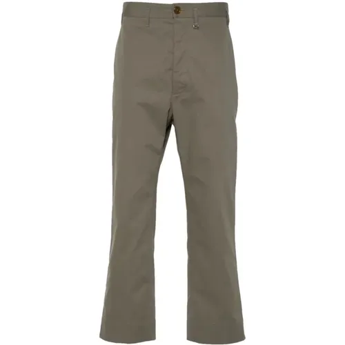 Cotton Trousers Ankle Length , male, Sizes: M, S, L - Vivienne Westwood - Modalova