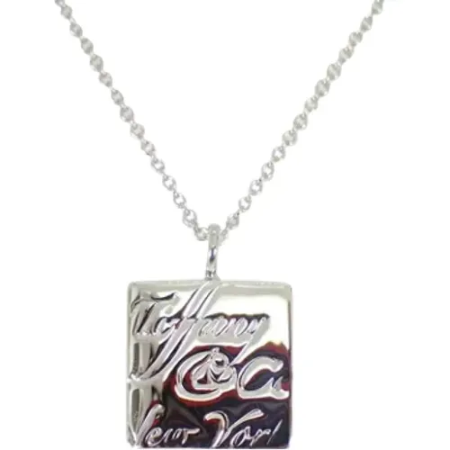 Pre-owned Jewellery, female, , Size: ONE SIZE Pre-owned Silver necklaces - Tiffany & Co. Pre-owned - Modalova