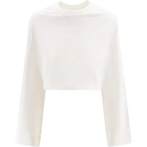 Womens Clothing Sweatshirts Ss24 , female, Sizes: M - Courrèges - Modalova