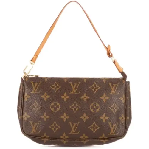 Pre-owned Coated canvas handbags , female, Sizes: ONE SIZE - Louis Vuitton Vintage - Modalova