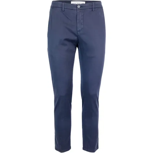 Chinos, male, , Size: W33 Slim Fit Chino Trousers - Department Five - Modalova