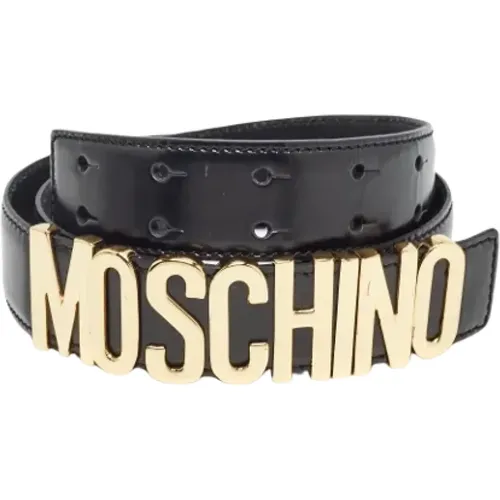 Pre-owned Belts, female, , Size: ONE SIZE Pre-owned Leather belts - Moschino Pre-Owned - Modalova