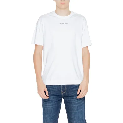 Men's T-Shirt Spring/Summer Collection , male, Sizes: L, 2XL, M, S, XL - Calvin Klein - Modalova