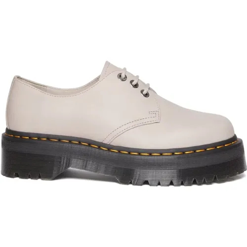 Quad II Leather Shoes , female, Sizes: 3 UK, 6 UK, 5 UK, 8 UK, 7 UK, 4 UK - Dr. Martens - Modalova