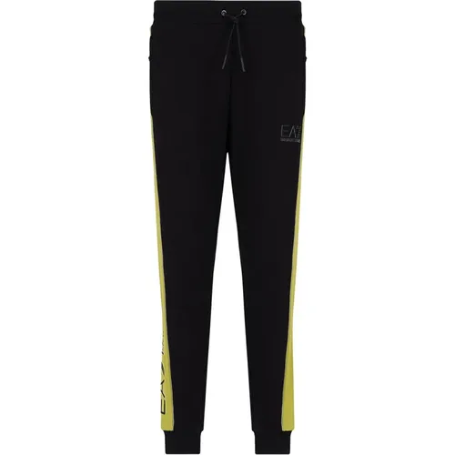 Sweatpants, male, , Size: XL Cotton Trousers - Emporio Armani EA7 - Modalova