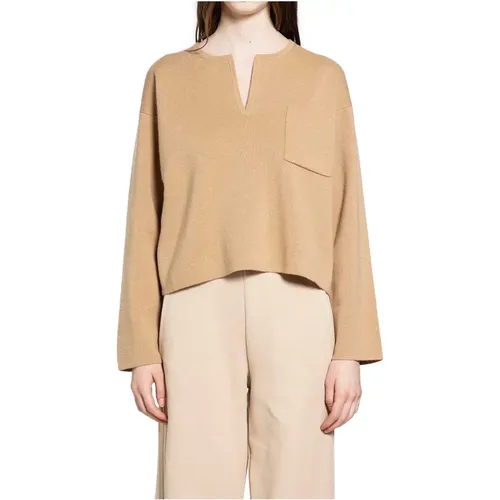 V-neck Knitwear, female, , Size: S V-neck Knit - Max Mara - Modalova