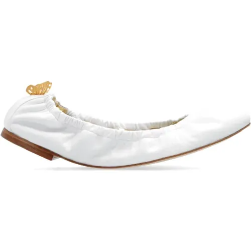 Mariposa leather ballet flats , female, Sizes: 7 UK - Sophia Webster - Modalova