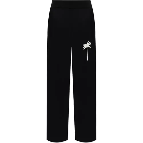 Wide Trousers, male, , Size: XL Track pants with wide legs - Palm Angels - Modalova