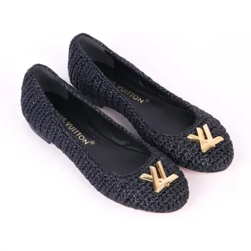 Pre-owned Leather flats , female, Sizes: 4 UK - Louis Vuitton Vintage - Modalova