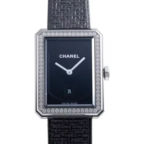 Pre-owned Leather Chanel Watch , female, Sizes: ONE SIZE - Chanel Vintage - Modalova