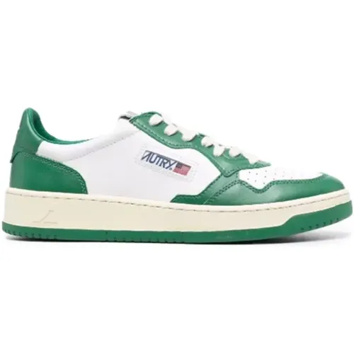 Leather Low-Top Sneaker , male, Sizes: 9 UK, 11 UK, 10 UK, 8 UK, 7 UK - Autry - Modalova