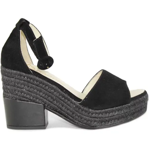 High Heel Sandals , female, Sizes: 3 UK - Espadrilles - Modalova