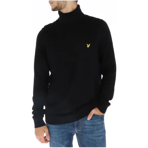 Turtlenecks, male, , Size: XL Turtleneck Merino Wool Sweater - Lyle & Scott - Modalova