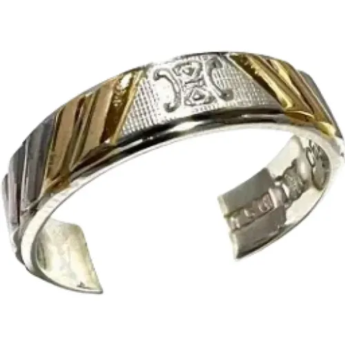 Pre-owned Jewellery, female, , Size: ONE SIZE Pre-owned Platinum rings - Celine Vintage - Modalova