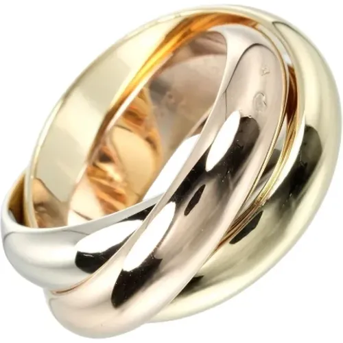 Pre-owned Jewellery, female, , Size: ONE SIZE Pre-owned Gold rings - Cartier Vintage - Modalova