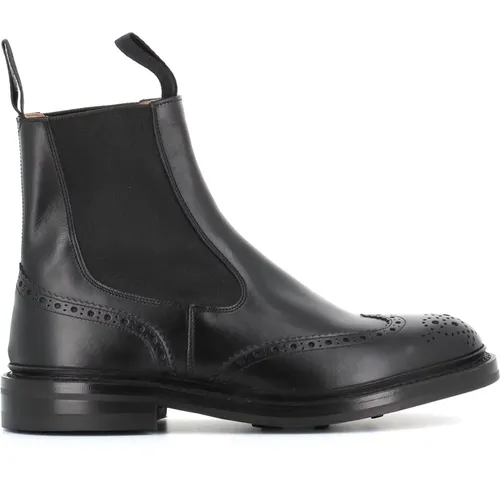 Chelsea Boots, male, , Size: 8 1/2 US Brogue Chelsea Shoes - Tricker's - Modalova