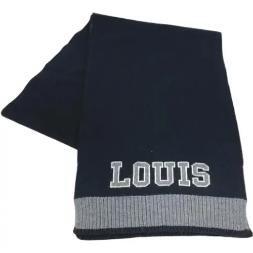 Pre-owned Scarves, male, , Size: ONE SIZE Pre-owned Wool scarves - Louis Vuitton Vintage - Modalova