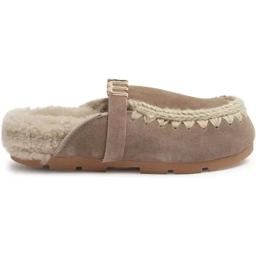 Suede Elegant Sandals , female, Sizes: 4 UK, 3 UK - Mou - Modalova