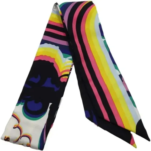 Pre-owned Scarves, female, , Size: ONE SIZE Pre-owned Silk scarves - Hermès Vintage - Modalova