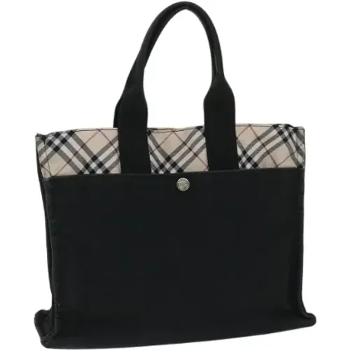 Pre-owned Tote Bags, female, , Size: ONE SIZE Pre-owned Canvas handbags - Burberry Vintage - Modalova