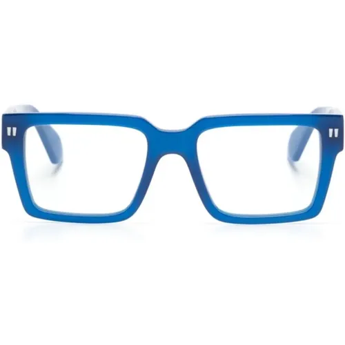 Glasses, unisex, , Size: 53 MM Optical Frame for Everyday Use - Off White - Modalova