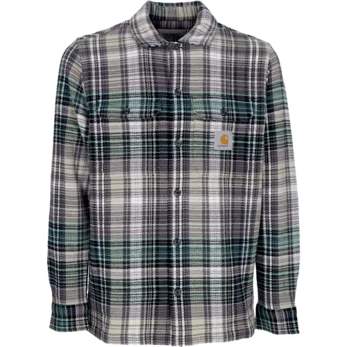 Casual Shirts, unisex, , Size: M Check Print Long Sleeve Shirt - Carhartt WIP - Modalova