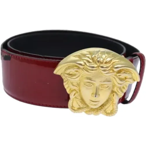 Pre-owned Belts, female, , Size: ONE SIZE Pre-owned Leather belts - Versace Pre-owned - Modalova