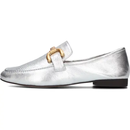 Silberne Loafers mit Ketten-Detail,Goldene Loafers mit Ketten-Detail - Bibi Lou - Modalova