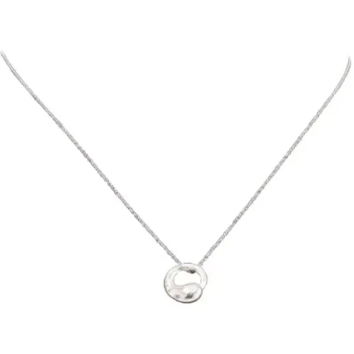 Pre-owned Jewellery, female, , Size: ONE SIZE Pre-owned Silver necklaces - Tiffany & Co. Pre-owned - Modalova