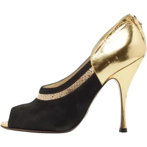 Pre-owned Leder Heels , Damen, Größe: 39 1/2 EU - Dolce & Gabbana Pre-owned - Modalova