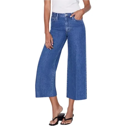 Jeans hochhöhe breite Ernte , Damen, Größe: W28 - Frame - Modalova