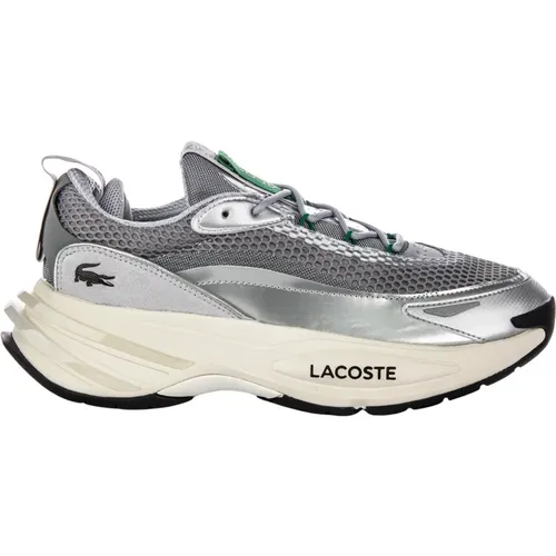 Modern Silver Trainers for Men , male, Sizes: 11 UK, 7 UK, 10 UK, 8 1/2 UK, 8 UK, 9 UK - Lacoste - Modalova