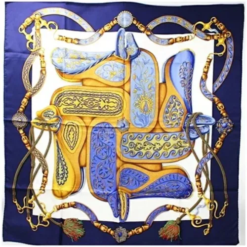 Pre-owned Scarves, female, , Size: ONE SIZE Pre-owned Silk scarves - Hermès Vintage - Modalova