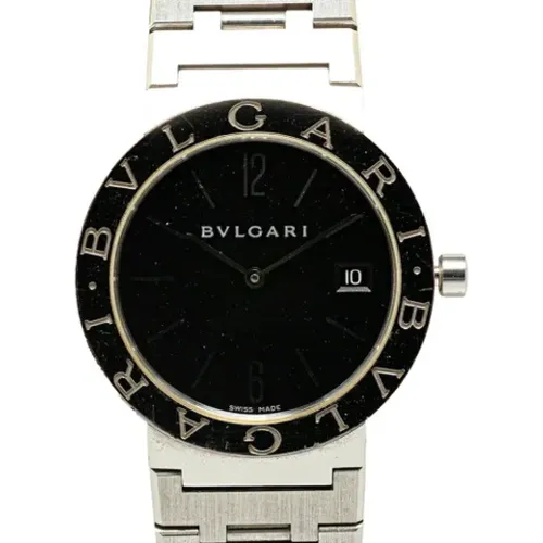 Pre-owned Stainless Steel watches , male, Sizes: ONE SIZE - Bvlgari Vintage - Modalova