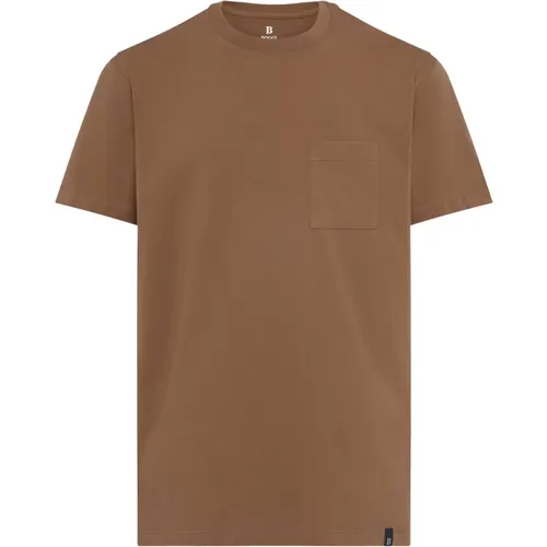 Australisches Baumwoll-Jersey T-Shirt,Australian Cotton Jersey T-Shirt - Boggi Milano - Modalova