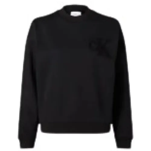 Chenille CK Crewneck Sweatshirt Schwarz - Calvin Klein - Modalova