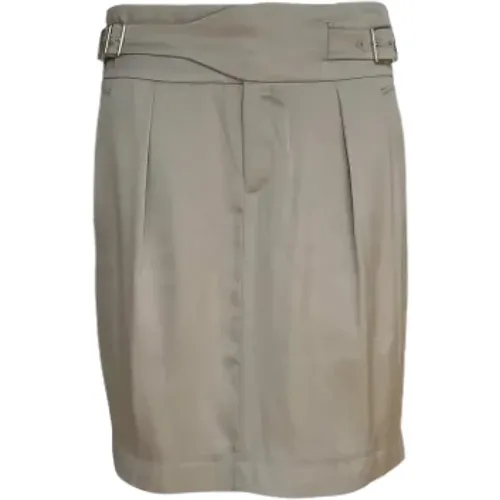 Pre-owned Silk bottoms , female, Sizes: L - Gucci Vintage - Modalova